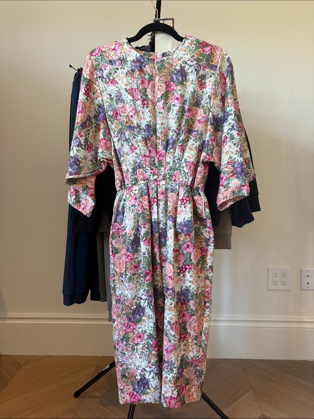 PELLINI VON BRAMLETT floral vintage dress